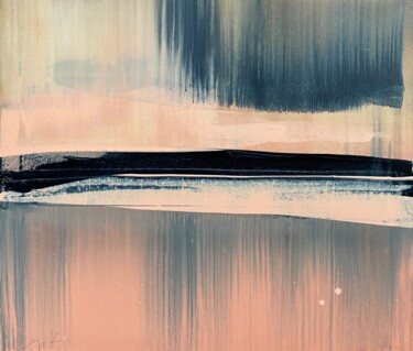 Borderline state 2022 Painting titled "Borderline state 20…" by Katsiaryna Sumarava, Original Artwork, Oil Mounted on Wood Stretcher frame