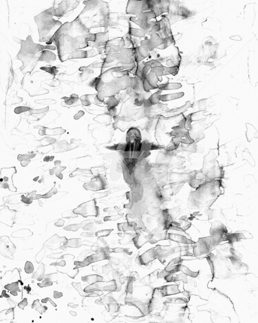 Grafika cyfrowa / sztuka generowana cyfrowo zatytułowany „Bathe in the water…” autorstwa Katwrina Golban, Oryginalna praca,…