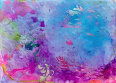 Malerei mit dem Titel "Breaking Thru" von Katy Bishop, Original-Kunstwerk, Tinte