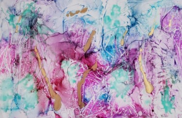 Картина под названием "4th of JULY" - Katy Bishop, Подлинное произведение искусства, Чернила