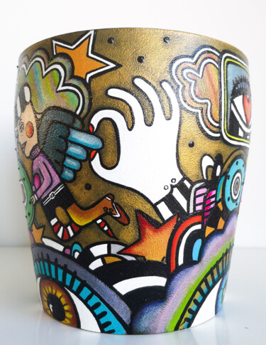 Design getiteld "Pot de fleurs - Kat…" door Katya M, Origineel Kunstwerk