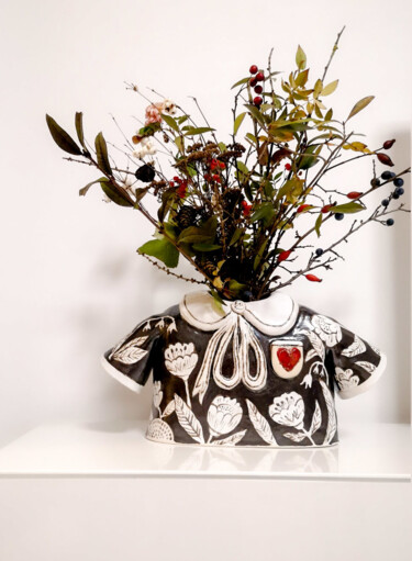 Design getiteld "Vase en céramique…" door Katya M, Origineel Kunstwerk, Accessoires