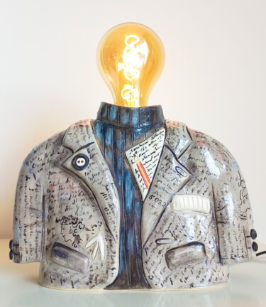 设计 标题为“Lampe de table  - K…” 由Katya M, 原创艺术品, 泛光灯