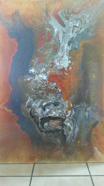 Peinture intitulée "La souffrance du Nè…" par Marlène Duguet, Œuvre d'art originale, Autre