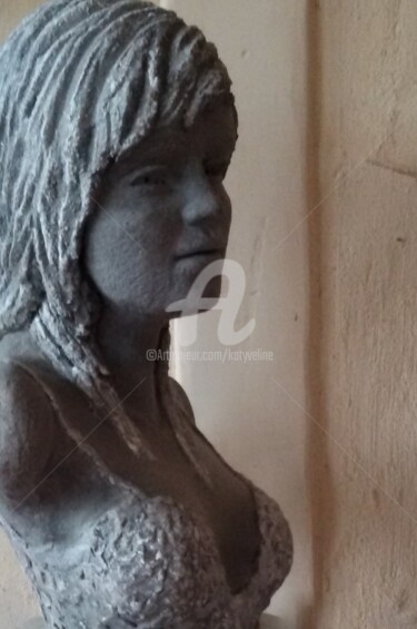 Sculpture intitulée "Alicia" par Katyveline Ruiz, Œuvre d'art originale, Terre cuite