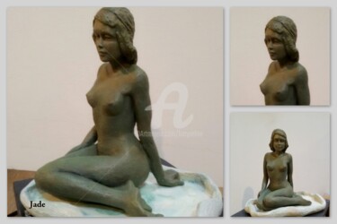 Sculptuur getiteld "katy-sculptures- Ja…" door Katyveline Ruiz, Origineel Kunstwerk, Terra cotta