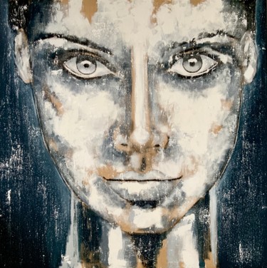 Картина под названием "Portrait no. 20520…" - Anita Kaufmann, Подлинное произведение искусства, Акрил