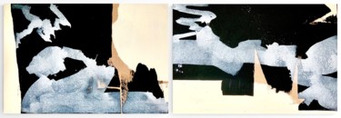 Pittura intitolato "Abstract no. 2921 X…" da Anita Kaufmann, Opera d'arte originale, Acrilico