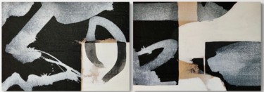 Pittura intitolato "Abstract no. 3521 X…" da Anita Kaufmann, Opera d'arte originale, Acrilico Montato su Telaio per barella…