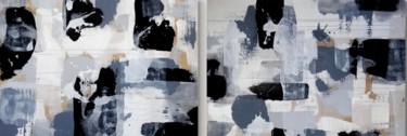 "Abstract no. 2479 X…" başlıklı Tablo Anita Kaufmann tarafından, Orijinal sanat, Akrilik Ahşap Sedye çerçevesi üzerine monte…