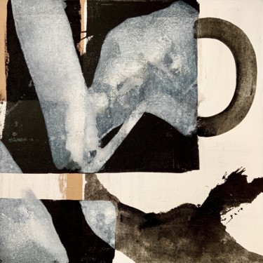 Pintura titulada "Abstract no. 4321 b…" por Anita Kaufmann, Obra de arte original, Acrílico Montado en Bastidor de camilla d…