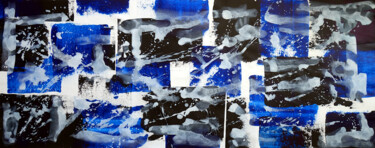 Peinture intitulée "Abstract no. 8720" par Anita Kaufmann, Œuvre d'art originale, Acrylique