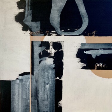 Painting titled "Abstract no. 2022 b…" by Anita Kaufmann, Original Artwork, Acrylic