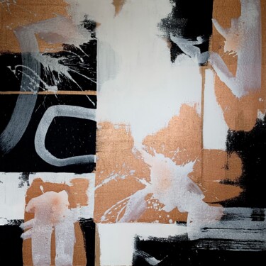Картина под названием "Abstract no. 4522 X…" - Anita Kaufmann, Подлинное произведение искусства, Акрил