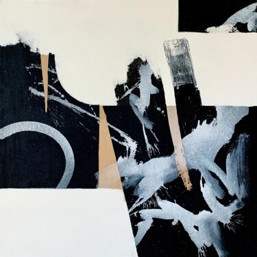 Painting titled "Abstract no. 3922 b…" by Anita Kaufmann, Original Artwork, Acrylic