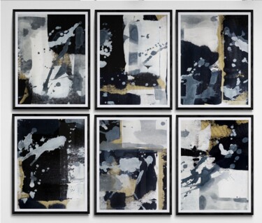 Malarstwo zatytułowany „Abstract no. 7520 b…” autorstwa Anita Kaufmann, Oryginalna praca, Akryl