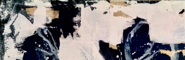 Картина под названием "Abstract no. 323 bl…" - Anita Kaufmann, Подлинное произведение искусства, Акрил