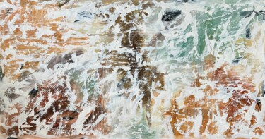 Pittura intitolato "Terra Mystica no. 3…" da Anita Kaufmann, Opera d'arte originale, Acrilico