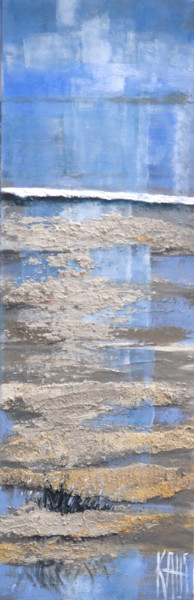 Peinture intitulée "A marée basse II" par Michèle Kaus (Kaus), Œuvre d'art originale, Acrylique Monté sur Châssis en bois