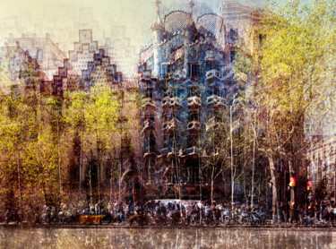 Photographie intitulée "Barcelona" par Kavi Sanchez, Œuvre d'art originale, Photographie numérique