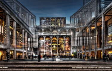 Fotografía titulada "The Lincoln  Center…" por Kavi Sanchez, Obra de arte original, Fotografía digital