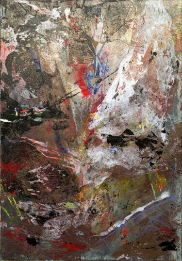 Картина под названием "abstrakt I" - Kay Pischang, Подлинное произведение искусства, Акрил
