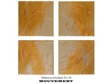 Malerei mit dem Titel "MOUVEMENT" von Kaÿa, Original-Kunstwerk