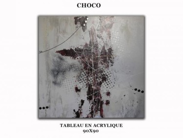 Malerei mit dem Titel "CHOCO" von Kaÿa, Original-Kunstwerk, Öl