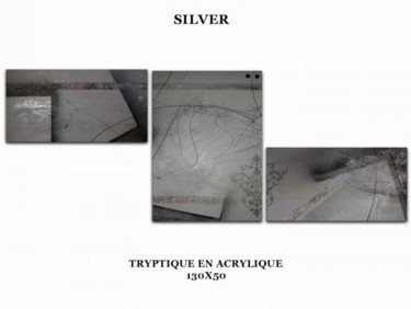 Pittura intitolato "SILVER" da Kaÿa, Opera d'arte originale, Olio