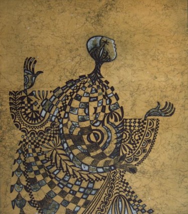 Gravures & estampes intitulée "Magicien" par Kayoko Konomi, Œuvre d'art originale