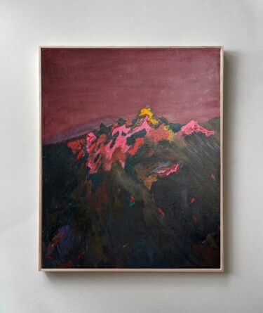 Pittura intitolato "Mountain" da Kazi Muhammed Taki, Opera d'arte originale, Acrilico