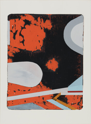 Incisioni, stampe intitolato "Untitled (20200407)" da Kazuhiro Higashi, Opera d'arte originale, Monotipo