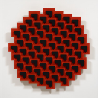 Скульптура под названием "Carpet Bombing" - Kazuhiro Higashi, Подлинное произведение искусства, Акрил