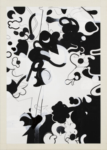 Drawing titled "Untitled (20231121)" by Kazuhiro Higashi, Original Artwork, Acrylic