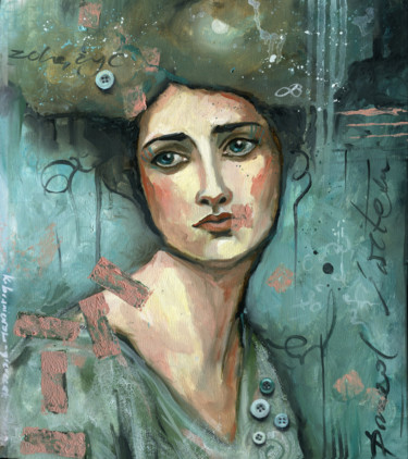 Malarstwo zatytułowany „Przed świtem” autorstwa Katarzyna Bruniewska-Gierczak, Oryginalna praca, Olej
