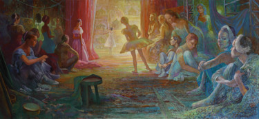 Pittura intitolato "Debut" da Aleksandr Vutianov, Opera d'arte originale, Olio