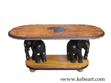 Design titled "Table Basse avec él…" by Kebe, Original Artwork