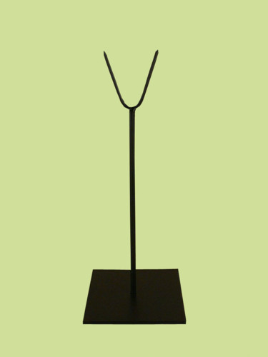 Sculpture titled "Socle en Fer pour v…" by Kebe, Original Artwork, Home Décor