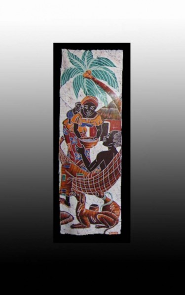 "BATIK / ART DECO AF…" başlıklı Tekstil Sanatı Kebe tarafından, Orijinal sanat