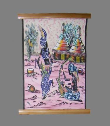 Pintura titulada "Toile Naïf" por Kebe, Obra de arte original, Oleo