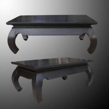 Design intitolato "Table basse  art dé…" da Kebe, Opera d'arte originale, Mobili