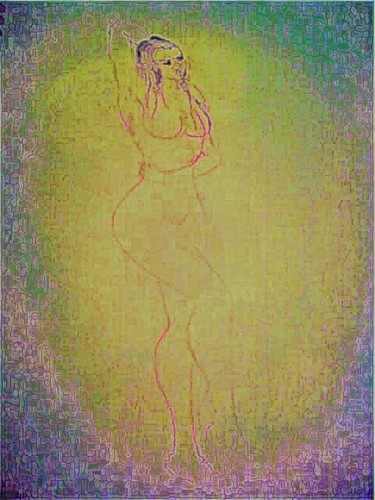 Digital Arts titled "with child" by Keely Mitchell, Original Artwork