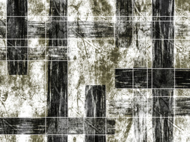 Arts numériques intitulée "Living stripes" par Keep Magic, Œuvre d'art originale, Peinture numérique Monté sur Châssis en bo…
