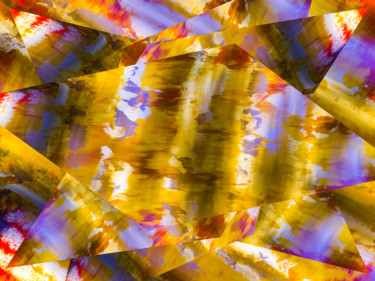 Digital Arts titled "Golden Star" by Keep Magic, Original Artwork, Digital Painting