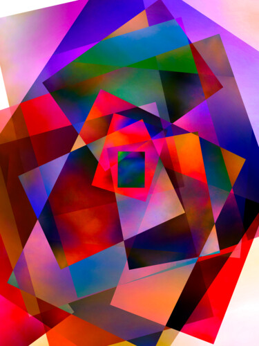 Grafika cyfrowa / sztuka generowana cyfrowo zatytułowany „"Farbdimensionen"” autorstwa Keep Magic, Oryginalna praca, Malarst…