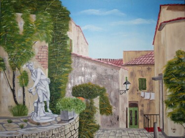 绘画 标题为“Bernini in San Gimi…” 由Kees Oosting, 原创艺术品, 油