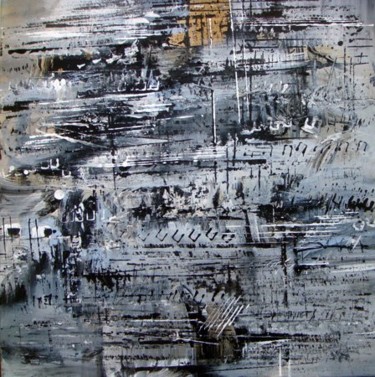Peinture intitulée "partition" par Keip, Œuvre d'art originale