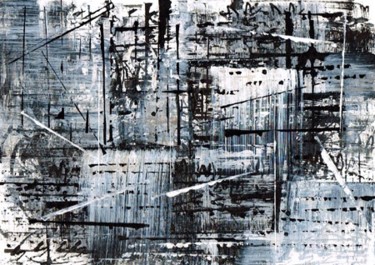 Peinture intitulée "partition" par Keip, Œuvre d'art originale