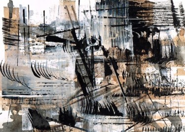 Peinture intitulée "partition" par Keip, Œuvre d'art originale