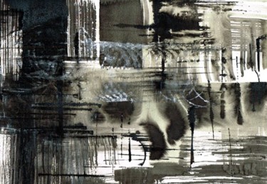 Peinture intitulée "partition" par Keip, Œuvre d'art originale
